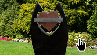 Heart Headstones